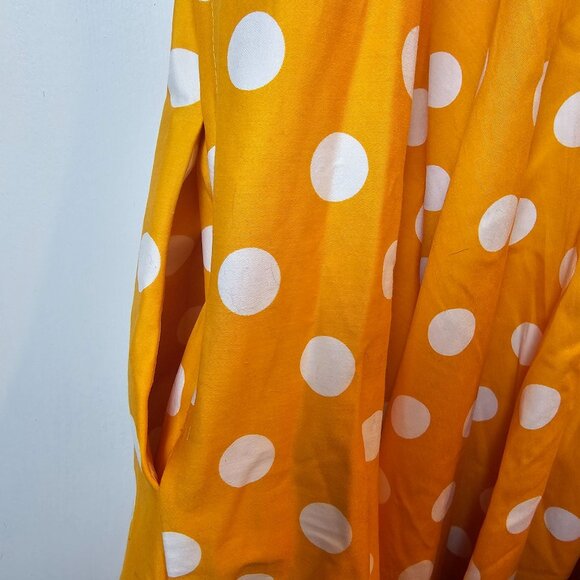 Golightly, A-Line, Polka Dot, Pin-up Fun, Square Neck Dress, USA Made, XL, NWT - Picture 8 of 9